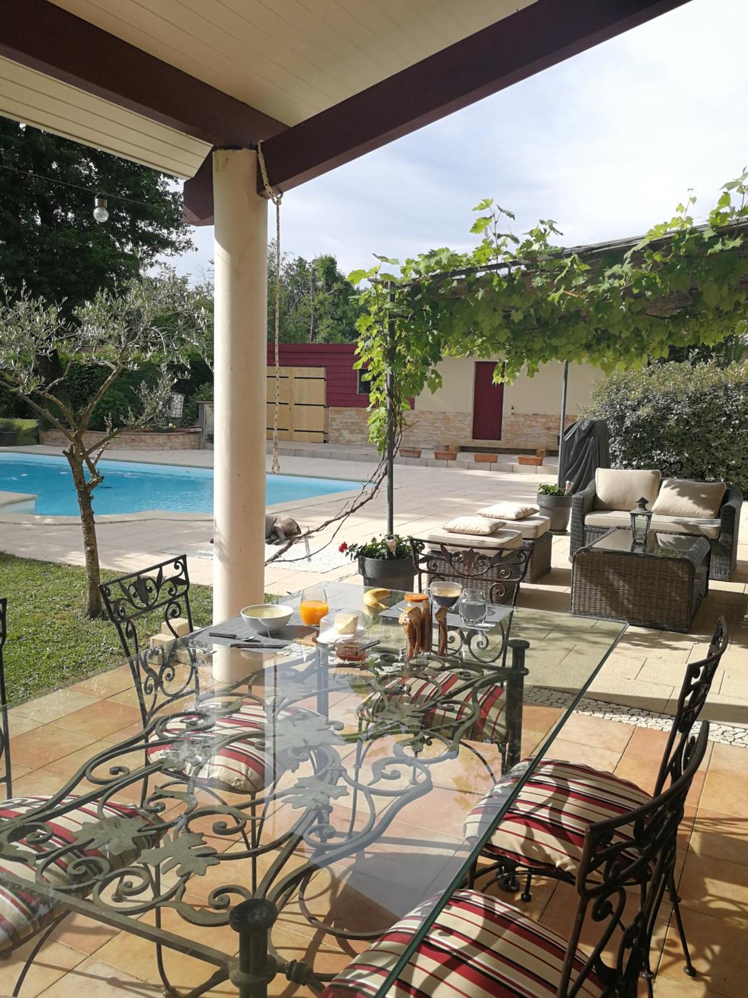 Bed and Breakfast Au Doux Repos Lucbardez-et-Bargues Esterno foto